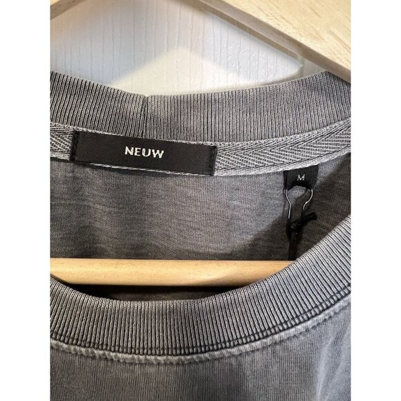 Neuw Denim Men’s Band Tee Size Medium Graphite Organic Cotton NWT - Picture 4 of 7